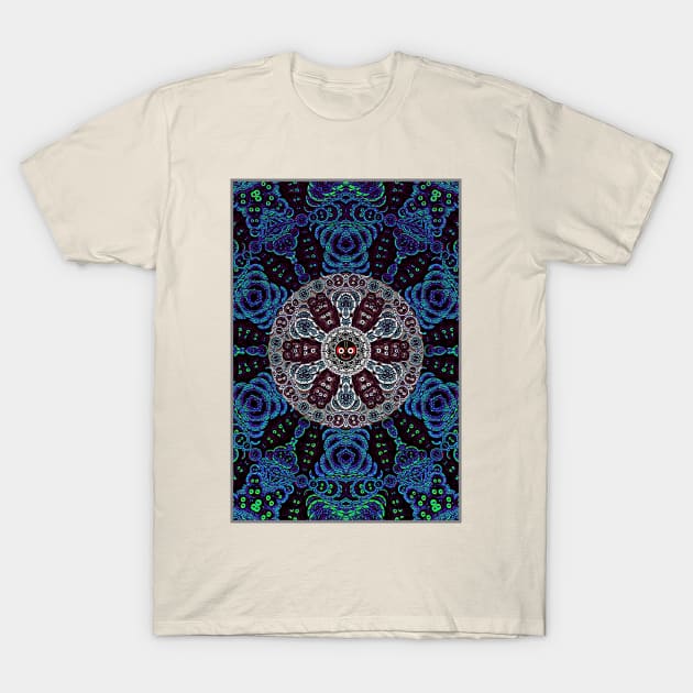 Sacred Mandala Art T-Shirt by akash_AesthetikRebel